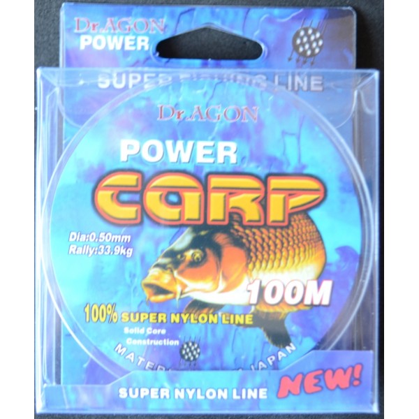 Леска для рыбалки DrAGON Power Carp, 100м. , диаметр 0,50мм